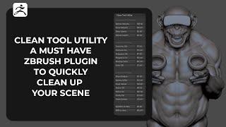 A must have zbrush plugin the clean tool utility