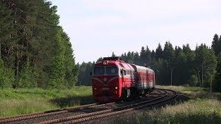 М62К-1181 с пассажирским поездом / M62K-1181 with a passenger train