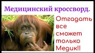 МЕДИЦИНСКИЙ КРОССВОРД!! ОТГАДАТЬ ВСЕ СМОЖЕТ ТОЛЬКО УМНЕЙШИЙ!