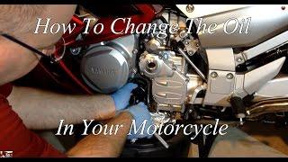 How To Change The Oil On A Motorcycle Yamaha FJR 1300 ES