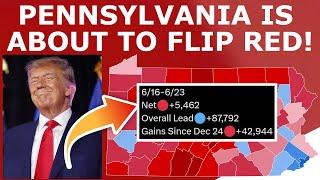 Pennsylvania's Electorate Is About to FLIP RED!