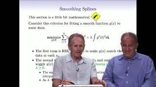 Statistical Learning: 7.3 Smoothing Splines