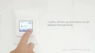 Comfort Heat - Turning your MWD5/MCD5 to Manual Mode