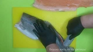 Как разделать ФОРЕЛЬ НА ФИЛЕ  / How to Cut Trout on Filet