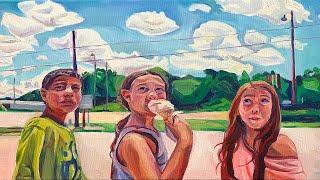 A24 painting- (THE FLORIDA PROJECT) time lapse!