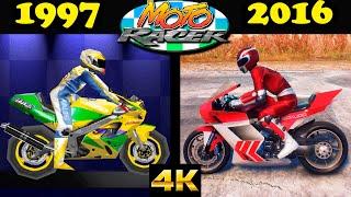 Evolution of Moto Racer games  (1997-2016)