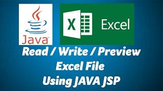 Read Write to excel using JAVA