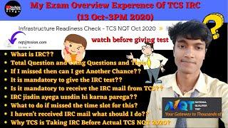 Part-1: My Experience of Giving Infrastructure Readiness Check - TCS NQT 13-Oct 2020 | Watch Before