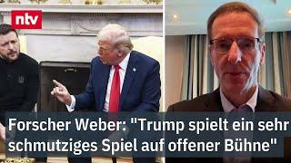 "Trump spielt ein sehr schmutziges Spiel auf offener Bühne" - Forscher Weber warnt Europa