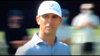 Billy Horschel has awkward exchange with a heckler...