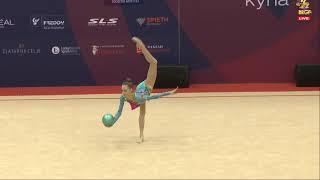 Alina RECHKINA (BLR) Ball AA - Sofia Cup 2021