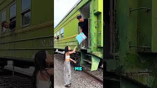 Come on, run! The train is about to leave! ⏰