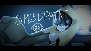 Mono & Six - Little Nightmares 2 -_SPEEDPAINT_-