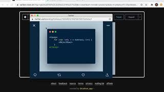 CARBON NOW SH   how to make beautiful code screenshots?
