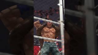 #wwe2k24 Lashley vs Cena WWE mma style cage match #gaming #gameplay