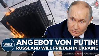 KRIEG IN UKRAINE: Wladimir Putin macht Angebot für Frieden! Russland stellt Bedingungen an Westen