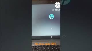 Hp laptop battery error code (601)