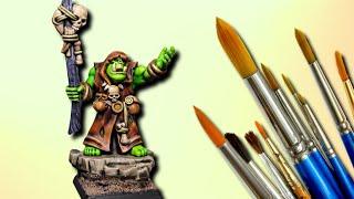 How To Paint A Fantasy Orc - Relaxing Painting Tutorial