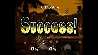 Super Smash Bros. Melee – Event Match Lv. 17: Bounty Hunters in 00:00.85