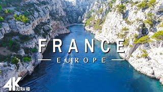 FLYING OVER FRANCE (4K UHD) - Relaxing Music Along With Beautiful Nature Videos - 4K Video UltraHD