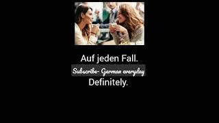 Definitely in German | Learn German Everyday | for beginners | Deutsch | #95