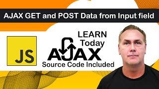 Learn JavaScript AJAX use xHR GET and POST with Data from input field