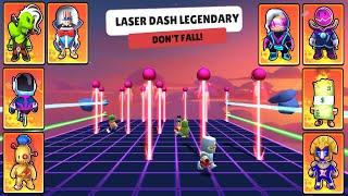 NEW MAP *LEGENDARY LASER DASH* | Stumble Guys Beta 0.71