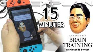 15 Minutes of Brain Training for Nintendo Switch Gameplay (Dr. Mario, IR Roshambo!)