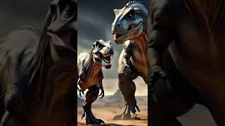 Komodo dragon versus Guana and T-Rex versus Gigantosaurus