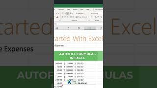 Autofill Formulas in Excel #exceltips