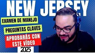 EXAMEN TEORICO DE MANEJO NUEVA JERSEY 2025 I Aprobarás con estas preguntas 