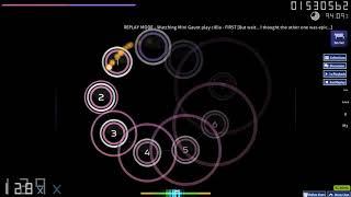 (osu!) I hit a spaced stream that was mapped from hell