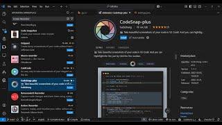 Unlock the Power of Codesnap in VS Code! ️ How to Take Stunning Code Screenshots with Ease!