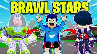 EN GÜÇLÜ BRAWL STARS KARAKTERLERİNE DÖNÜŞTÜM ⭐ Roblox Brookhaven