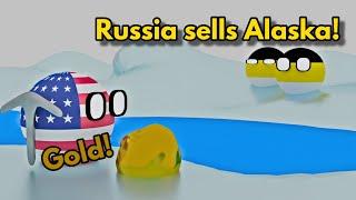 Russia sells Alaska! Россия продает Аляску! (3D Countryballs)