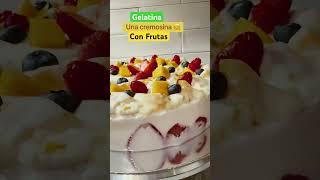 Gelatina cremosa  #ideas #gelatin #postres  #fyp