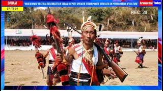 “HOJU KUHWA” festival celebrated at Dadam: Dy Speaker Pongte stresses on preservation of culture