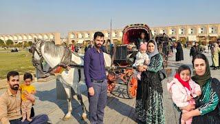 A romantic story and meaningful smiles : A sweet memory from Isfahan's Naqsh-e Jahan Square 