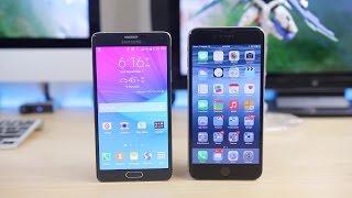 iPhone 6 Plus vs Galaxy Note 4 Comparison!