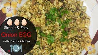 Easy & Simple Onion EGG Recipe || By Mamta kitchen