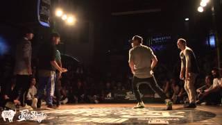 MONSTER BBOYS vs. The RUGGEDS Freestyle Session World Finals 14’ | YAK BATTLES | UDEFtour.org