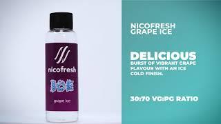 Kix Vaping - Nicofresh Grape Ice 50ml - Vaping Liquid Flavours