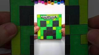 DIY Minecraft Mystery Box with Paper | Paper Craft Ideas #shorts #papercraft