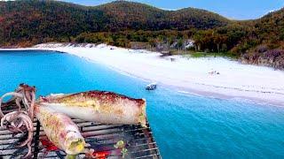 50km Offshore overnight Adventure with BBQ Stuffed Squid Catch and Cook EP.440