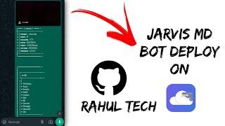 Jarvis-MD WhatsApp Bot Deploy On Bot Hosting Panel | Jarvis Md Bot Deploy To Bot Hosting Panel |