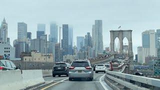 Driving New York City to New Haven Connecticut on a Rainy Day - FDR Drive, Bruckner Expy, I-95 N