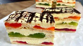 Eclair Cake - Karpatka - Carpathian Mountain Cream Cake