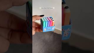 Cutest Book Shelf With Pencils Erasers #eraser #kawaii #stationery #stationary #cute #mini
