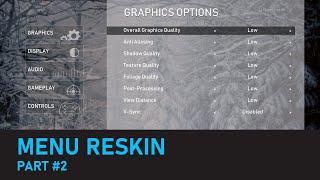 Unreal Engine 5 - Re-Skin Menu System UI - #2