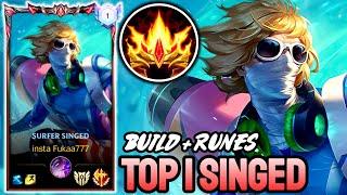 WILD RIFT SINGED - TOP 1 SINGED GAMEPLAY - GRANDMASTER RANKED